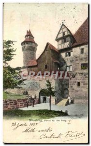 Postcard Old Nurnberg Party auf der Burg