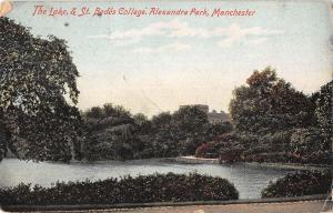 uk29722 the lake and st bedes college alexandra park manchester uk