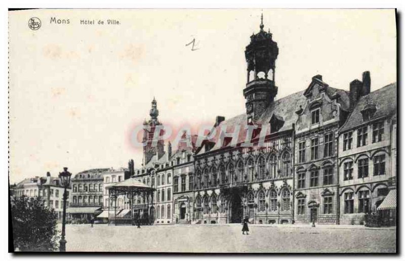 Postcard Old City of Mons Hotel