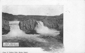 Snake River, Idaho TWIN FALLS Chas. C. Tobias 1906 Vintage Postcard