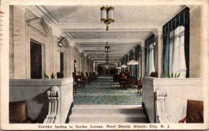 PC Corridor Leading to Garden Lounge Hotel Dennis in Atlantic City, New Jersey