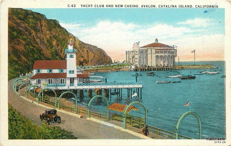 Catalina Island San Diego California Yacht Club Casino Western Publishing 10038