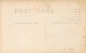 RPPC ROCKFORD, IOWA Street Bridge Floyd County Vintage Photo Postcard ca 1910s