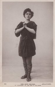 Miss Edith Drayson in The Sign Of The Cross Actress WW1 Old Postcard