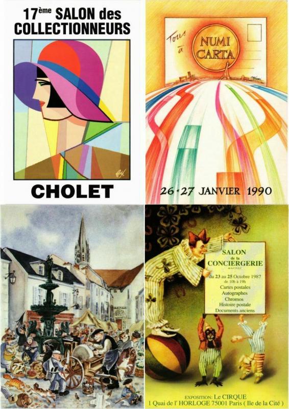 POSTCARDS SHOW CARTES POSTALES EXPOS SALON CP 136 CP