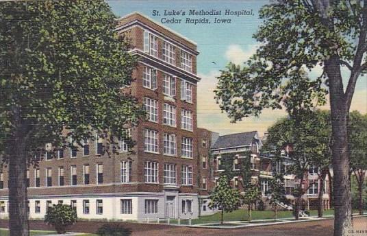 Iowa Cedar Rapids Saint Lukes Methodist Hospital 1948