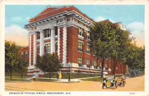 Montgomery Alabama Knights Of Pythias Temple Exterior, White Border PC U2868