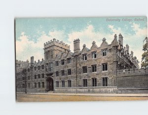 Postcard University College Oxford England
