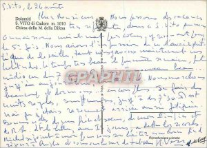 Postcard Modern Dolomiti S Vito di Cadore m 1010 della Chiesa M della Difesa