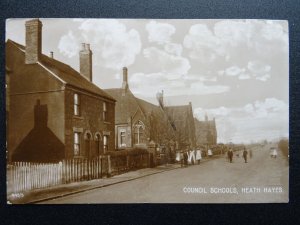 Staffordshire HEATH HAYES Wimblebury Road COUNCIL SCHOOL c1914 RP Postcard