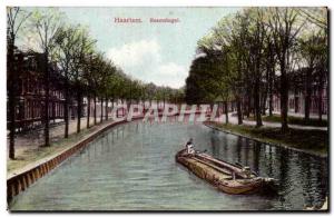 Old Postcard Netherlands Haarlem Raamsingel