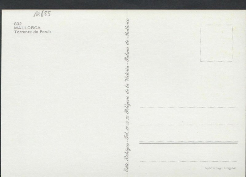 Spain Postcard - Mallorca - Torrente De Pareis   RR685