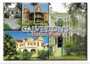 US Galveston Island, Texas.  Victorian Homes.   Mint card. Nice.