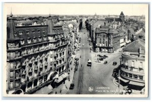 1952 Luxembourg Square From The Train Station Avenue of La Liberty Postcard