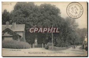 Old Postcard Neufchatel in Bray Chateau De Valboury