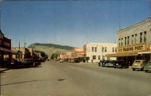 Cody Wyoming WY Street Scene Cars 1950s-60s  Postcard