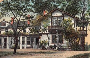 Angola New York Hotel Pine Lodge Front View Vintage Postcard AA25268