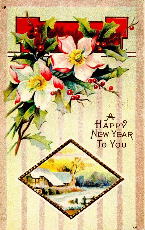 Greeting - New Year.  (Winsch)