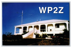 Postcard QSL CB Ham Radio Amateur Card From St. Croix Virgin Islands WP2Z 