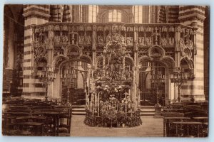 Aarschot Flemish Brabant Belgium Postcard High Hall Interior c1920's Posted