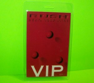 Rush Hold Your Fire VIP Backstage Pass Original 1987 Tour Hard Rock Prog Music