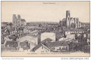 France Toul Vue generale L'Eglise Saint Gengoult et la Cathedrale