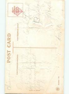 Divided-Back NEW YEAR SCENE Great Postcard AA2137