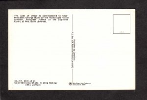 DC Oath of Office Vice President George Bush Potter Steward Washington DC