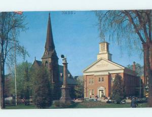 Pre-1980 CHURCH SCENE Greenfield - Near Northampton & Amherst MA A9083