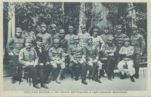 The officers of the imperial and royal district command Belluno Italy military 