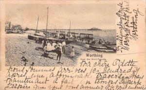 UK - Worthing - From the West Parade (1900)