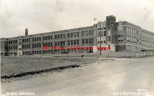 IA, Atlantic, Iowa, RPPC, High School Building, Exterior View, Photo No 379-39