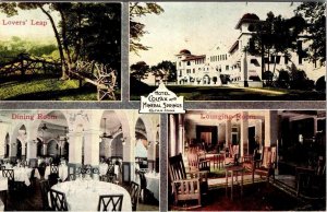 Colfax, IA Iowa  HOTEL COLFAX & MINERAL SPRINGS Lovers Leap  ca1910's Postcard