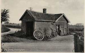 The Smithy Bressingham Norfolk Vintage Farm Real Photo Postcard