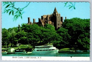 Boldt Castle, Heart Island, Thousand Islands, New York, Chrome Postcard #2