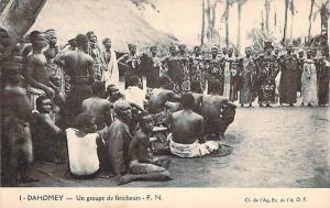 Bénin Dahomey - Un groupe de Féticheurs (pas une carte postale)