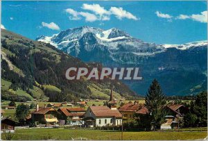 Postcard Modern Lenk i S Dorfpartie Wildstrubel