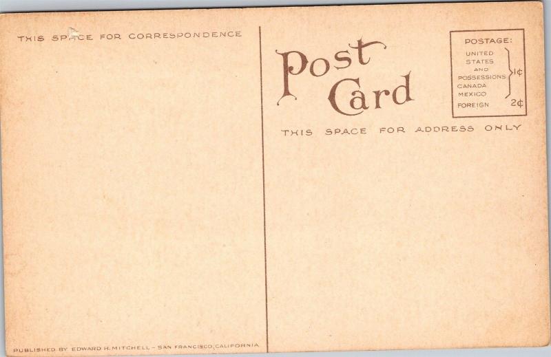 Entrance to Pier, East Side Ocean Front Ocean Park CA Vintage Postcard M02