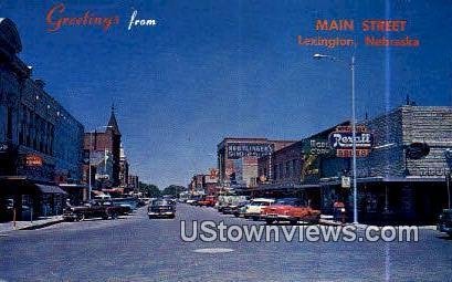 Main Street in Lexington, Nebraska