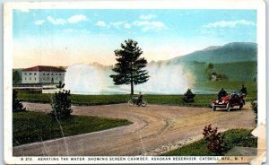 M-83139 Aerating the Water Showing Screen Chamber Ashokan Reservoir Catskill ...