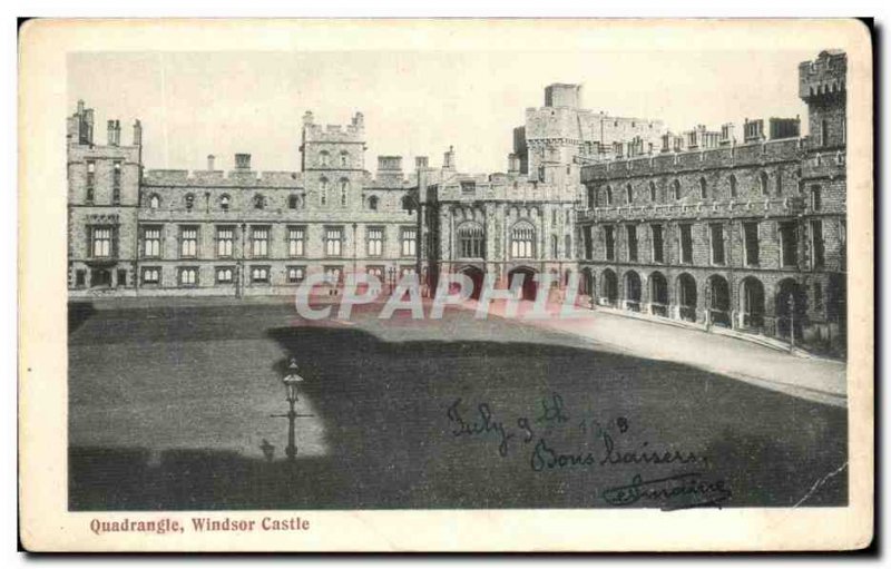 Postcard Old Quadrangle Windsor Castle