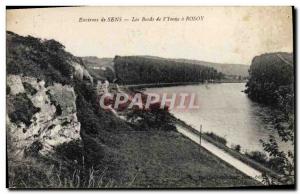 Old Postcard Sens Les Bords De I & # 39Yonne Rosoy