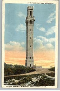 Old Postcard~Pilgrim Memorial..Provincetown,MA