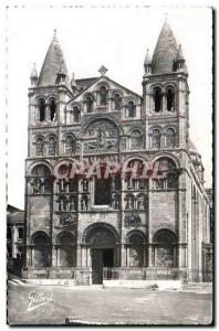 Modern Postcard Angouleme Cathedrale St Pierre Facade