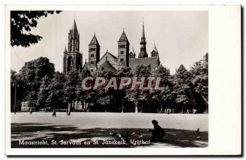 Postcard Modern Maastricht St Servaas in St Janskerk Vrijthof