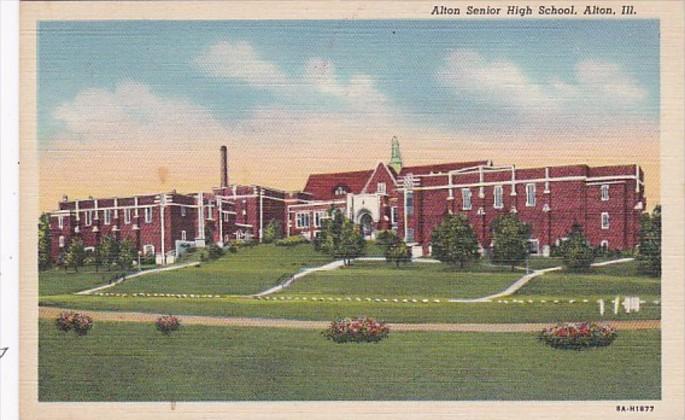 Illinois Alton Senior High School Curteich