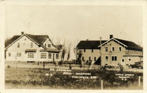 PC CPA US, S. DAKOTA, CANISTOTA, DR ORTMAN HOTEL, REAL PHOTO POSTCARD (b5714)