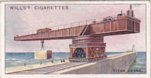 Cigarette Card Wills Famous Inventions 1915 No 16 Titan Crane