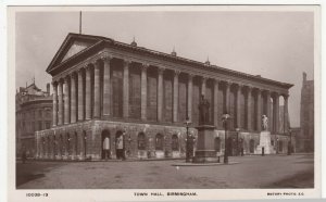 Birmingham; Town Hall RP PPC By Rotary, Unposted, c 1910's 