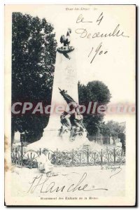 Postcard Old Bar Le Duc Monument Of The Children Of The Meuse